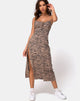 Bild von Cypress Midikleid in 90s Zebra Taupe