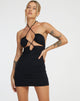 Abbildung von Cyra Cutout Kleid in Schwarz