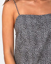 Ditsy Leopard Grau
