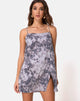 Image of Datista Kleid in Bleached Tie Dye Grau