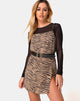 Bild von Datista Kleid in 90s Zebra Taupe