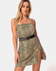 Bild von Datista Slip Dress in Rar Leopard Braun