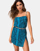 Image of Datista Slip Dress in Schlangenblau