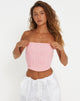 Bild von Den Bandeau Top in Gingham Pink
