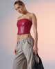 Abbildung von Dena Korsett-Top in PU Blood Red