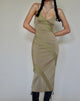 Bild von Deonne Midikleid aus Satin Avocado