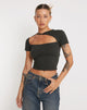Bild von Desiree Crop Top in Black Forest