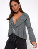 Image of Diar Top in Check it Out Grün