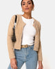 Image der Doma Strickjacke in Camel Knit