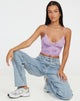Abbildung von Dyrana Crop Top in Rose Flock Lilac