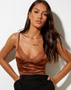 Image of Dyrana Crop Top in Rose Flock Braun
