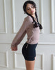 Abbildung von Edelie Wrap Cardigan in Blush