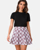 Bild von Elda Rock in Grunge Check Lila