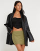 Bild von Eldon Minirock in Olive Mesh