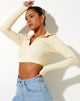 Bild von Elody Crop Top in Buttercream Vacay Embro