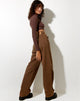 Bild von Elody Crop Top in Rib Deep Mahogany Cowgirl Embro