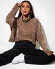 Image of Evie Pullover aus Chenille Braun