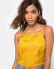 Bild von Fair Cami Top in Satin Senf