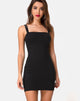 Bild von Farlie Bodycon Schnallenkleid in Schwarz