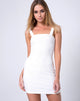 Bild von Farlie Bodycon-Kleid in Multi Rib Elfenbein