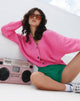 Bild von Faya Strickjacke in Bubblegum Pink