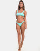 Bild von Febe Bikiniunterteil in Mini Rib Mint
