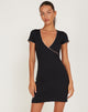 Abbildung von Flora Ballet Mini Dress in Jersey Schwarz