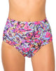 Bild von Motel Flux Longline Bikini Bottom In Fluro Flower