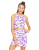 Bild von Motel Folly Crop Top in Monorose Flieder