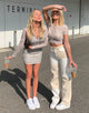 Bild von Motel X Barbara Kristoffersen Wity Tee in Salbei Tonal Ripple