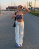 Bild von Motel X Barbara Kristoffersen Wike Bandeau Top in 70s Diagonal