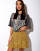 Image of Gaelle Skater Rock in Ditsy Rose Marigold