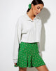 Image of Gaelle Minirock in Paisley Fun Grün