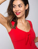 Image von Gainer Bodycon Kleid in Rot