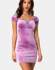 Image of Gala Kleid aus Samt in Flieder