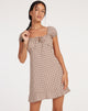 Bild von Galaca Mini Dress in Mini Gingham
