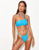 Bild von Galas Bikinioberteil in Blau