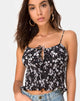 Bild von Gemala Top in Dark Wild Flower