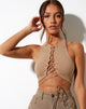Bild von Giwta Crop Top in Biscuit
