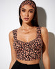 Bild von Gladis Vest Crop Top in Autumn Blossom