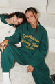 Bild von Glan Sweatshirt in Waldgrün mit Winning Team Mix Stickerei