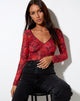 Bild von Glaster Crop Top in Rough Rose