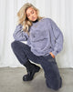 Bild von Glo Sweatshirt in Charcoal Wash Angelo Embro
