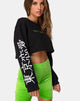 Bild von Gocea Crop Top in Schwarz Tokyo Love Symbol
