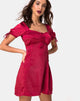 Bild von Guenette Kleid in Satin Kirsche