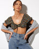 Bild von Haenji Crop Top in Kenny Floral