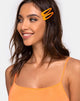 Bild von Neon-Haarspangen-Set in Orange