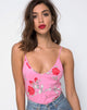 Bild von Tahiti-Mieder in Candy Rose