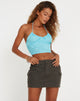 Bild von Haltri Crop Top in Satin Rose Bachelor Blue