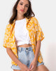 Image of Hawaii-Hemd in Sunkissed Yellow Floral